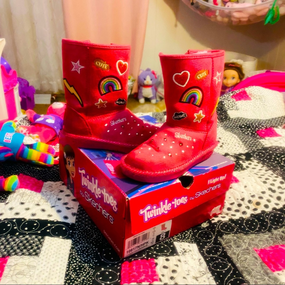 size 8 Toddler Twinkle Toe Boots.